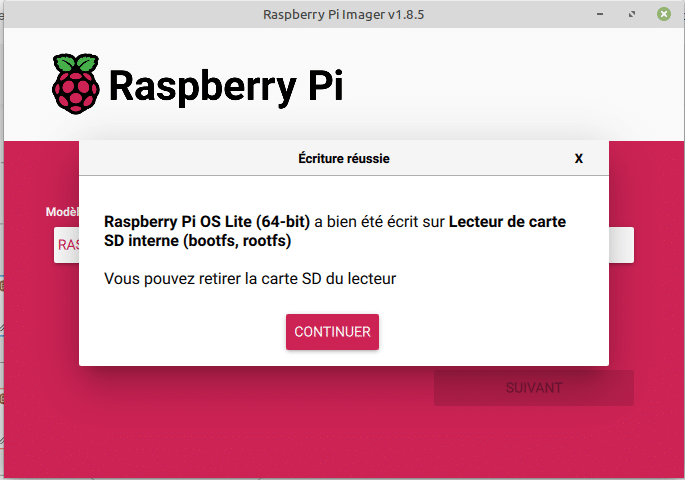 Imager Raspberry Pi